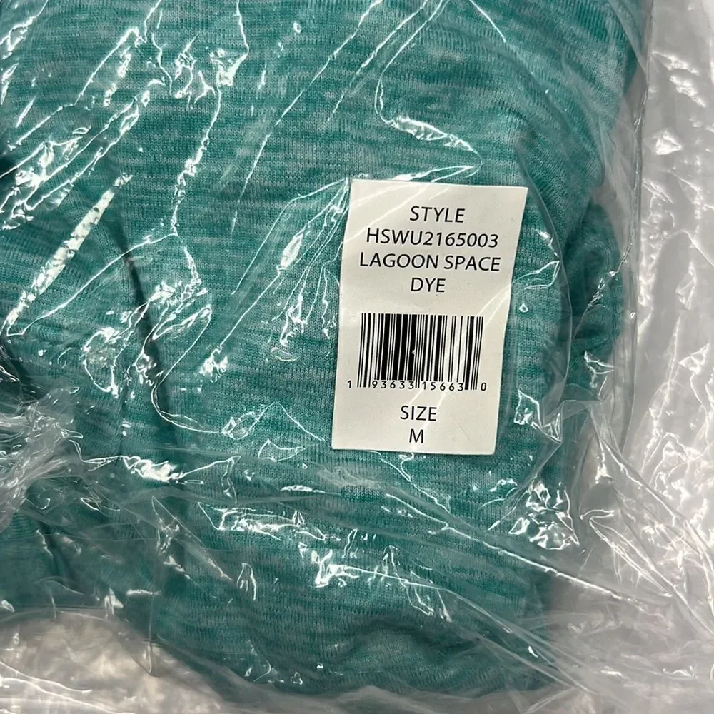 H Halston Studio Women’s Lagoon Space Dye Lounge Shorts Size Medium